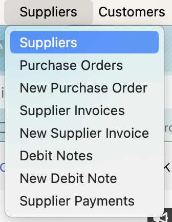 Suppliers